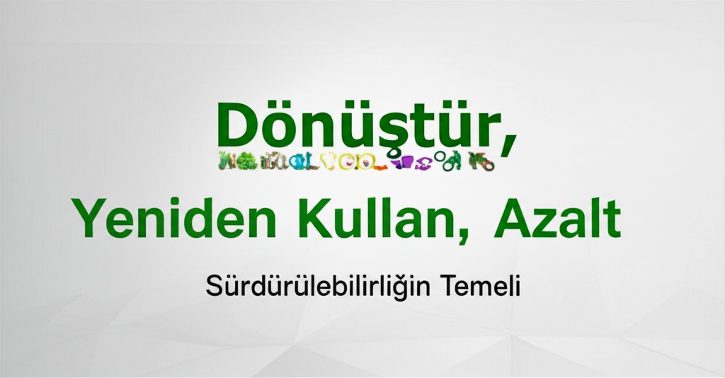 Dönüştür, Yeniden Kullan, Azalt (3R Kuralı): Sürdürülebilirliğin Temeli