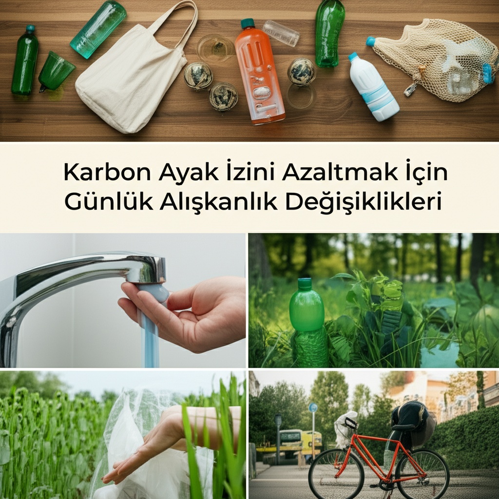 Karbon Ayak İzini Azaltmak İçin Günlük Alışkanlık Değişiklikleri
