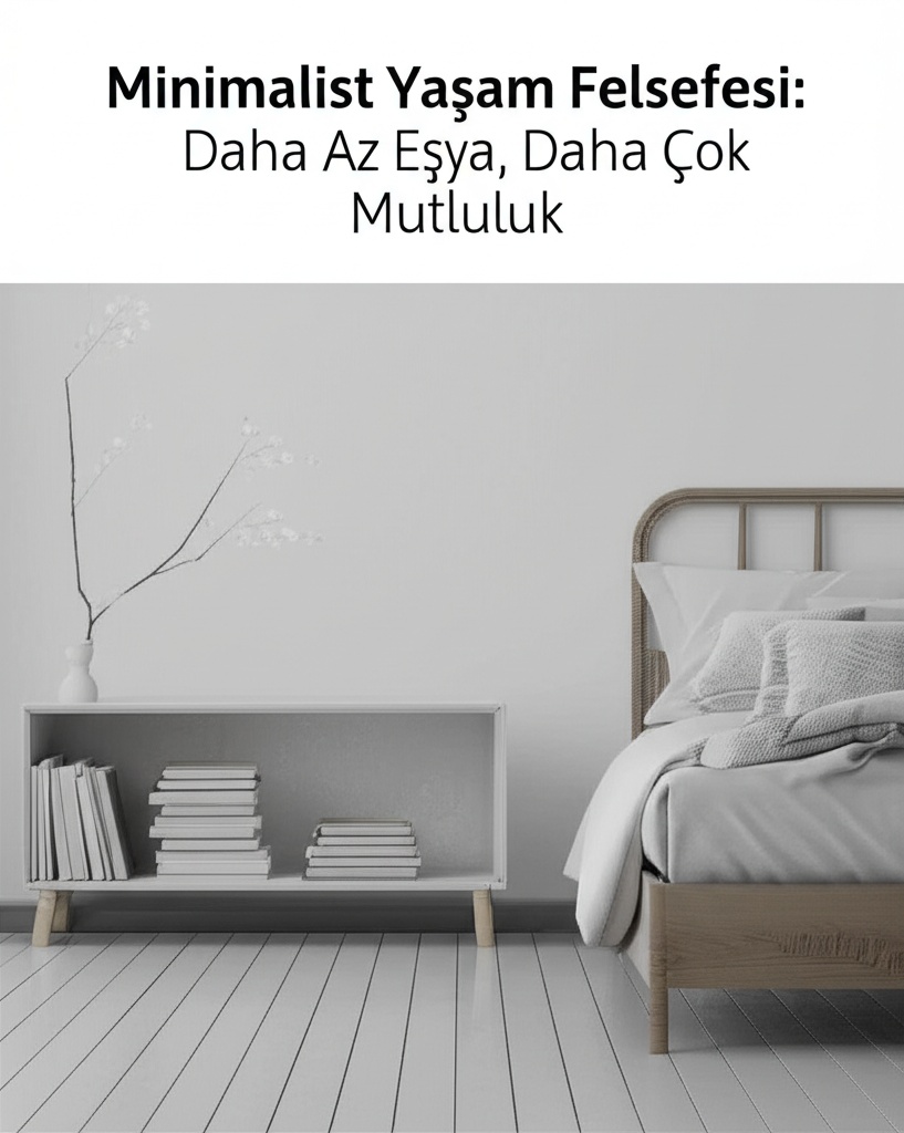 Minimalist Yaşam Felsefesi: Daha Az Eşya, Daha Çok Mutluluk